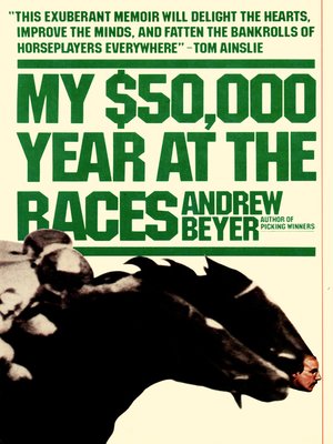 cover image of My $50,000 Year at the Races